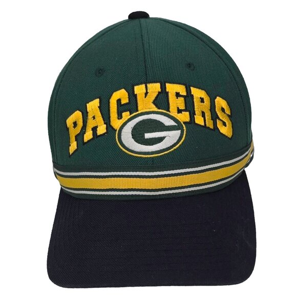 Green Bay Packers Hat - Vintage 90s Starter Pro Line NFL Football Cap Adj Strap - Picture 2 of 5